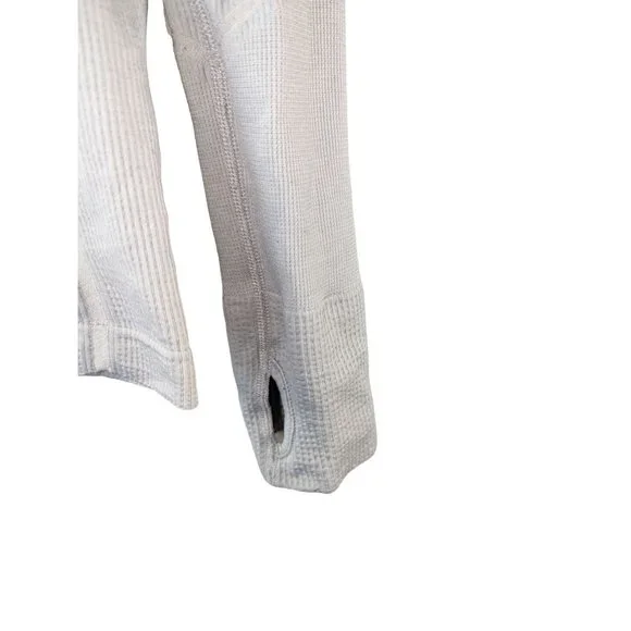 Athleta Small Light Grey Long Sleeve Athletic Shirt - Picture 2 of 9